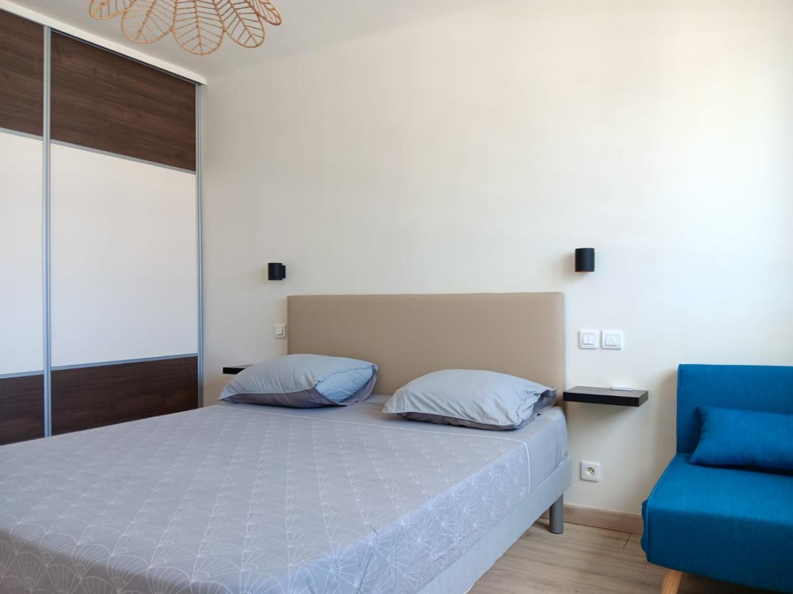 3 Pieces Vue Mer - Clim - 5 Min De La Plage A Pied Antibes Exterior foto